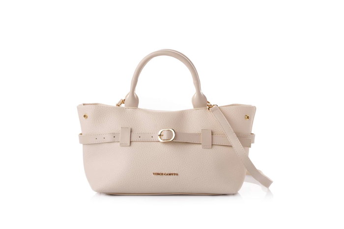 Vince Camuto Mini - Ros Cream Bolsa Tote Color Crema Cuero de Polivinilo 29x18.5x14 cm